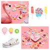 Kawaii Nail Charms, 50 Pcs Slime Charms Bulk, Candy Charms for Acrylic Nails, Cute Flatback Resin Charms for DIY Crafts Making, Ornament Scrapbooking