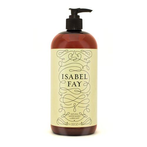 32 Oz, NO Parabens NO Glycerin, Natural Personal Lubricant for Sensitive Skin, Isabel Fay - Water Based - Best Personal Lube for Women and Men