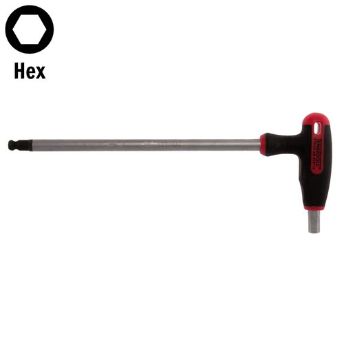 Teng Tools 3mm Metric Ball Point End T-Handle Hex Key Driver - 510503, Silver