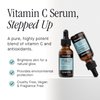 Brandefy Vitamin C Face Serum 15% L. Ascorbic Acid, Ferulic Acid .5% + Vitamin E for Self Care and Beauty, Face Dark Spot Corrector and Anti Aging 1oz, Made In The USA