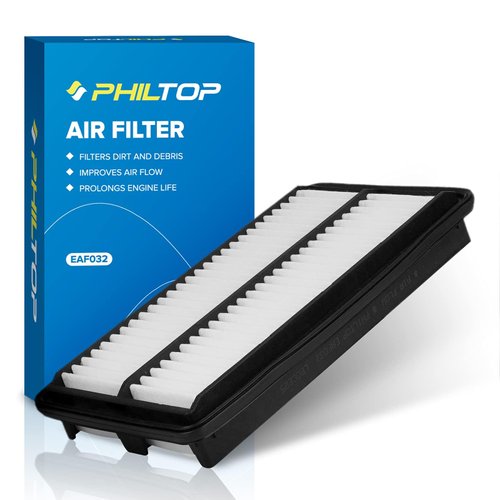 PHILTOP Engine Air Filter CA12061 Replacement for Acura MDX 3.5L/TLX L4 2.0L and Honda Passport/Pilot/Odyssey/Ridgeline, Rigid Panel