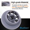 BlueStars (2024 Update) 165314 Dishwasher Lower Rack Wheel - Exact Fit for Bosch & Kenmore Dishwashers - Replaces 420198 423232 AP2802428 PS8697067 - Easy to Install - PACK OF 8
