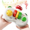 Baby Piano Toys Musical Toys - Interactive Mushroom Baby Piano Toys for 6 9 12 18 Months Musical Instruments for Toddlers 1-3 Cause and Effect Toys for Boys Girls Infant Sensory Montessori Gift