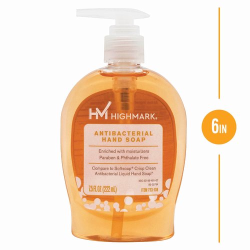 Highmark® Liquid Hand Soap, Clean Scent, 7.5 Oz, Orange