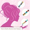 6 Pcs Acetate Hair Stick Tortoise Shell Hairpin Chopstick Hair Accessories Leopard Print Hair Pin Retro Hairpins Disk Hair Stick Hair Styling Pin with Flannelette Bag for Women(Novel Patterns)
