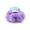BT21 Dream of Baby KOYA Character Scrunchie Elastic Hair Tie Band Accessories for Women and Girls, Purple/Blue