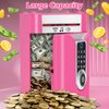 Fingerprint Piggy Bank for Kids, Touchscreen Money Bank Toys for 4 5 6 7 8 9 10 11 12 13 Year Old Boys Gift Ideas, Electronic Money Saving Box for Girls, Birthday Gifts for Boys ATM Machine for Kids