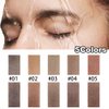 Kaely 2 Color Eye Brow Powder Makeup Kit,Eyebrow Contour Palette for Beginners,Brow Stamp Stencils Kit,Eyebrows Waterproof Gel with Brush,maquillaje para cejas,04 Light Brown+Dark Brown