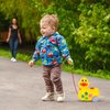 ArtCreativity Musical Walking Duck Pull Toy - Yellow Duck Toy for Kids - Toddler Pull Toy Duck with Lights, Animal Sounds, and Music - Helps Teach Colors, Sounds, and Shapes - Gift for Kids 3 and Up