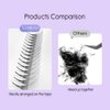 Veritee 1000 fans Camellia Promade Lash Extensions Supplie Fluffy 6D 0.07 Pro Made 8-15mm Lengths for Pre Made Natural Classic Volume and Hybrid Set Premade Lash Fans Eyelash Extensions (D curl, 11mm)