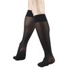 Truform Sheer Compression Stockings, 8-15 mmHg, Women's Knee High Length, 20 Denier, Black, Small