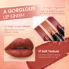 FOCALLURE Ultra Chic Matte Lipstick,Rich Vitamin E Lip Crayon,Lightweight Matte Color without Drying or Fading,Long Lasting Waterproof Lips Makeup,DARE YOU