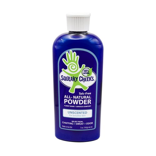 Squeaky Cheek Unscented Fragrance-Free Dusting Powder - Gentle and Nourishing for Sensitive Skin - Organic and Talc-Free (5oz) - for Baby and Adult Powder Talc-Free Fragrance-Free