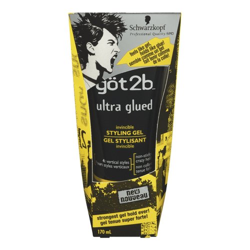 got2b Ultra Glued Invincible Styling Gel 6 oz (Pack of 5)