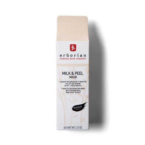 Erborian Erborian - Milk & Peel Mask -Exfoliating and Refining Sesame Milk Rich Mask - Korean Face Mask - For All Skin Types and Complexion - 2 oz, 2 fl. oz.
