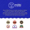 Mobi Wigloo Activity Toy - Montessori Toys for Babies 6-12 Months and Up, Sensory Toys for Babies & Toddlers, Teething Toy Made with Food Grade Silicone, BPA and Phthalate Free - Pack of 1