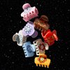 BT21 x Kitsch Recycled Plastic Puffy Medium Hair Clips for Women - Medium Claw Clips for Thin Hair | Claw Hair Clips for Short Hair | Medium Hair Claw Clips for Women | Cute Hair Claws for Girls, Tata