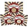 Colarr 150 Pack Casino Theme Party Decorations Scratch Off Cards Casino Games, Include DIY Scratch Off Tickets Casino Night Party Note Cards with Golden Scratch Stickers for Game Night Decorations