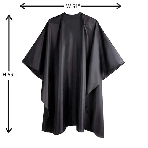 Delkinz Barber Cape with Adjustable Snap Closure waterproof Hair Cutting Salon Cape for Unisex, Perfect for Hairstylists (Pack of 1)