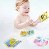 teytoy Baby Bath Books Alphabet Flash Cards Toys, 26Pcs ABC Alphabet Baby Flash Cards Early Education Preschool Learning Toy, Waterproof Soft Letter Toy for Infant Newborn Toddlers Boys Girls Gift