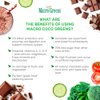 MacroLife Naturals MacroCoco Greens Chocolate Superfood Powder for Kids Raw Fruits Veggies Probiotics & Digestive Enzymes, Immunity Energy, Non-GMO, Vegan, Gluten, Dairy Free - 7oz (32 Servings)