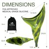 Female Urination Device,Reusable Silicone Female Urinal Foolproof Women Pee Funnel Allows Women to Pee Standing Up,Women's Urinal is The Perfect Companion for Travel and Outdoor (Camo)