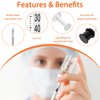 100PACK 1ml Syringes with 29Ga 1/2 Inch Needle, Individually Wrapped Lab Supplies (1CC 29G 1/2" 100PACK)