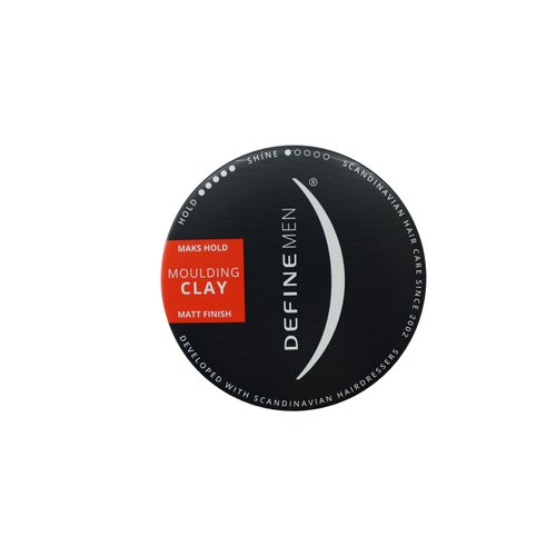 Define Men Molding Clay - Scandinavian Premium HairCare. Matte finish & maximum hold. Luxury Imported Hair Product - Developed with Norwegian Stylists Manufactured in Denmark