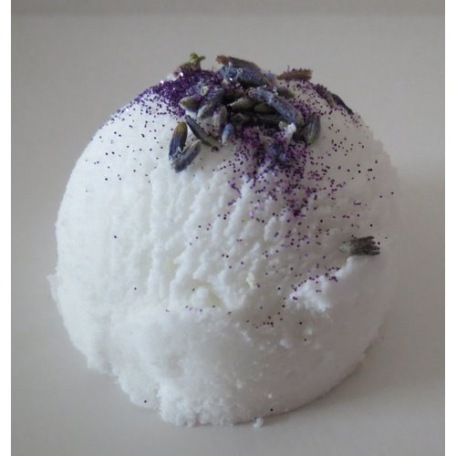 Bath Bomb Products - Bubble Bath Truffles: Lavender Pomegranates 3 Pack Truffles, 2 Pack 8 oz Serenity Hand and Body Massage Lotion, by Dead Sea Spa Care, Bubble Bath, Bubble Truffles, Bath Truffle