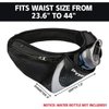 PYFK Running Belt Hydration Waist Pack with Water Bottle Holder for Men Women Waist Pouch Fanny Bag Reflective (Upgrade Black)