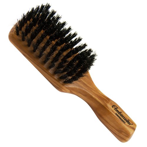 5123 olivewood men's paddle brush hairbrush