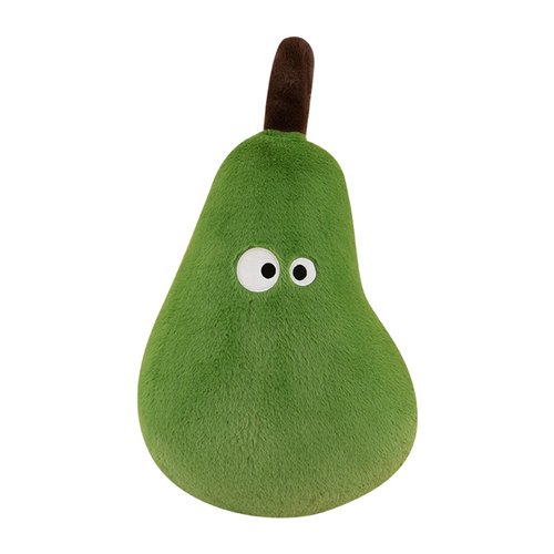 Generic 14“ Pear Stuffed Plush Pillow, Cute Stuffed Pear Fruit Collection Pillow Plush Sofa Cushion, Faux Pear Plush Doll Cozy Pillow, Gift for Kids and Adults (0.55 lbs Green 14 in)