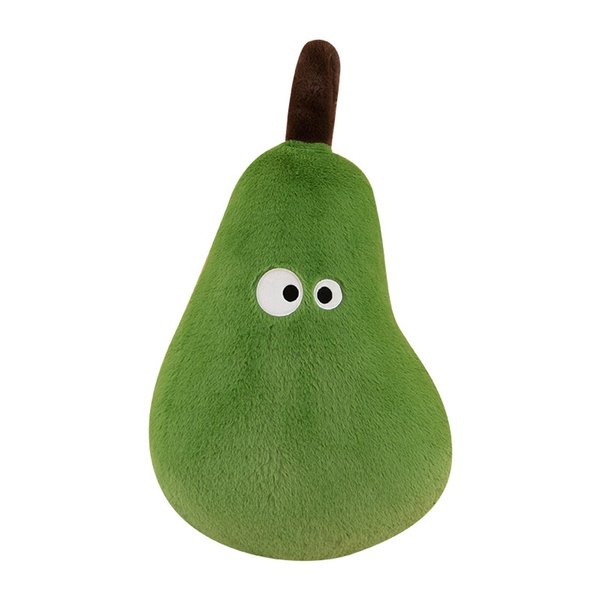 Generic 14“ Pear Stuffed Plush Pillow, Cute Stuffed Pear Fruit Collection Pillow Plush Sofa Cushion, Faux Pear Plush Doll Cozy Pillow, Gift for Kids and Adults (0.55 lbs Green 14 in)