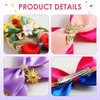 Princess Hair Bow Clips for Girls Women 4 Inch Birthday Gift Dress up Hair Accessories for Belle