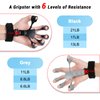 Grip Strength Trainer,Gripster, 4Pcs Hand Gripper Strengthener, 6-Gear Strength Adjustment, Used to Exercise Finger Strength, Flexibility and Physical Recovery of Hands. Forearm Strengthener