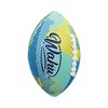 Wahu 100% Waterproof Beach Football with Real Laces for in and Out of Water Play, 9" Outdoor Football for Pool and Beach Games, Teal