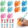 Mr. Pen- Pencil Grips for Kids Handwriting, 20 PCS (10 Finger Grips+10 Clips), Pencil Grips, Pencil Grips for Kids, Pencil Holder for Kids, Pencil Grippers, Finger Grips for Pencils, Pen Grip