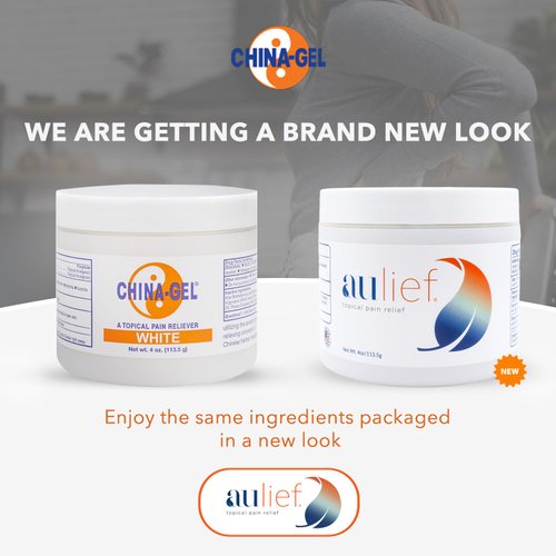 China-Gel Topical Pain Reliever Cream - Herbal Therapeutic Massage Cream to Help Sooth Away Muscle and Joint Discomfort, Dye-Free White Gel, 4 oz Jar