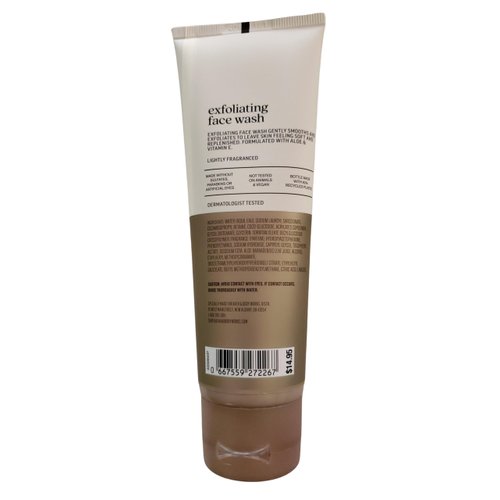 Bath and Body Works Exfoliating Face Wash With Aloe + Vitamin E 4 Ounces