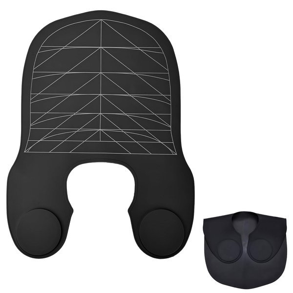 Barber Cape, Hair Cutting Collar, Waterproof Silicone Hair Dye Collar, Barber Stylist Hair Cutting Pad, Haircut Neck Wrap, Salon Mats for Hair Stylist