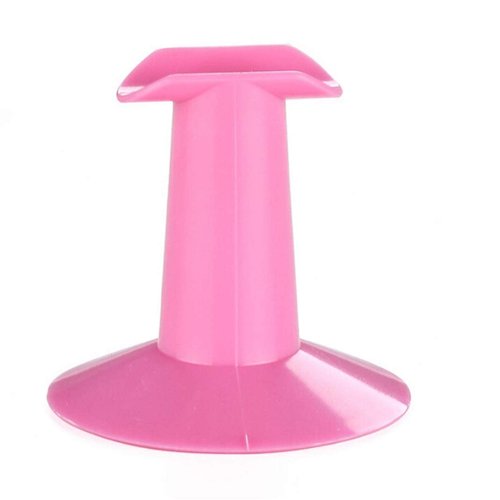 2pcs Pink Plastic Finger Stand Support Rest Nail Art Design Painting Salon DIY Finger Practical H...