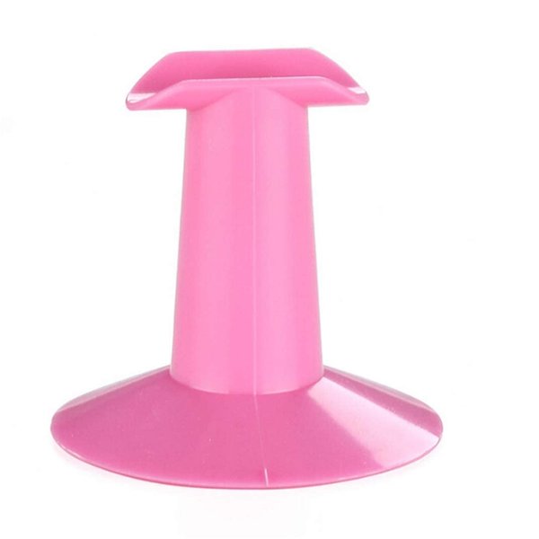 2pcs Pink Plastic Finger Stand Support Rest Nail Art Design Painting Salon DIY Finger Practical Holder for Nail Art Manicure Practice Hands and Fingers