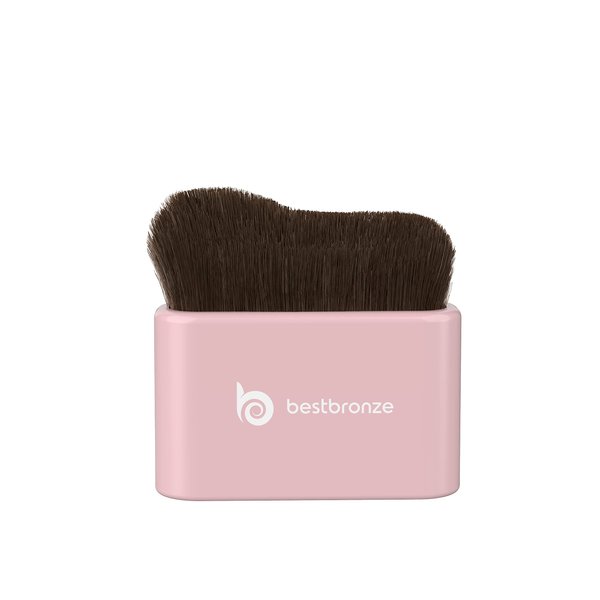 Best Bronze Liquid Foundation Brush, Vegan - Cruelty-Free Blending Brush for Makeup with Soft Synthetic Bristles, Unique Contour Shape - Professional Makeup Brushes and Accessories