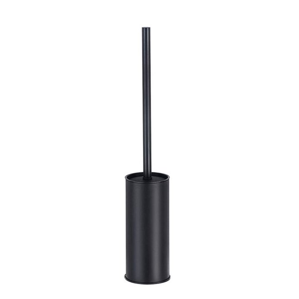 Stainless Steel 304 Rubber Painted Black Toilet Brush Cleaning Tool Holder with Toilet Brush