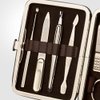 World No. 1. Three Seven (777) Travel Manicure Grooming Kit Nail Clipper Set (8 PCs, TS-391WG), MADE IN KOREA, SINCE 1975.