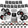 Wood Homing Cholo Birthday Party Decorations, Early 2000s Party Kit for Teens, Old School Black Cholo Theme Balloon, Happy Birthday Banner and Cake Topper for Party Decor, Cholo Theme Party Supplies
