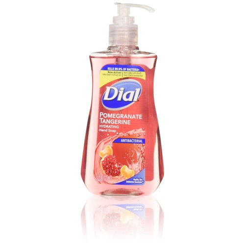 Dial Pomegranate & Tangerine Antibacterial Hand Soap with Moisturizer 7.5 Oz. (Pack of 4)