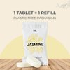 MAISONOVO 4 Pack Jasmine Scent Foaming Hand Soap Tablets