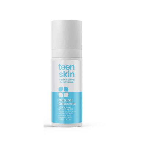 natural outcome Teen Skin Moisturizer | Gentle, Non-Toxic Acne Treatment for Boys & Girls | All Skin Types | 50 ML