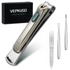 Nail Clippers for Men, Vepkuso Toenail Clippers for Thinck Nails Professional Fingernail Clippers Cutter for Women,Seniors,Adult